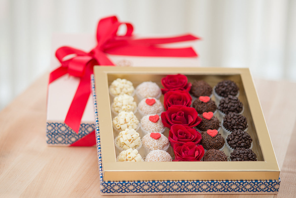 25 Brigadeiros - Valentine's Day Rose Collection